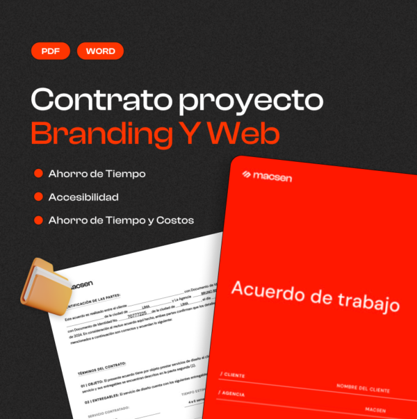 Plantilla de Contrato Branding